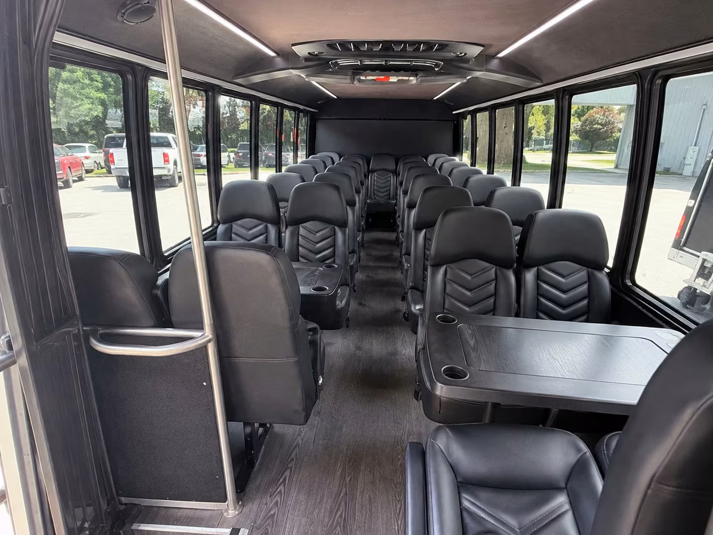 18 passenger minibus inside