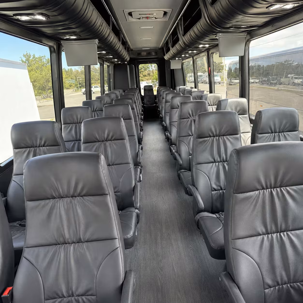25 passenger minibus interior