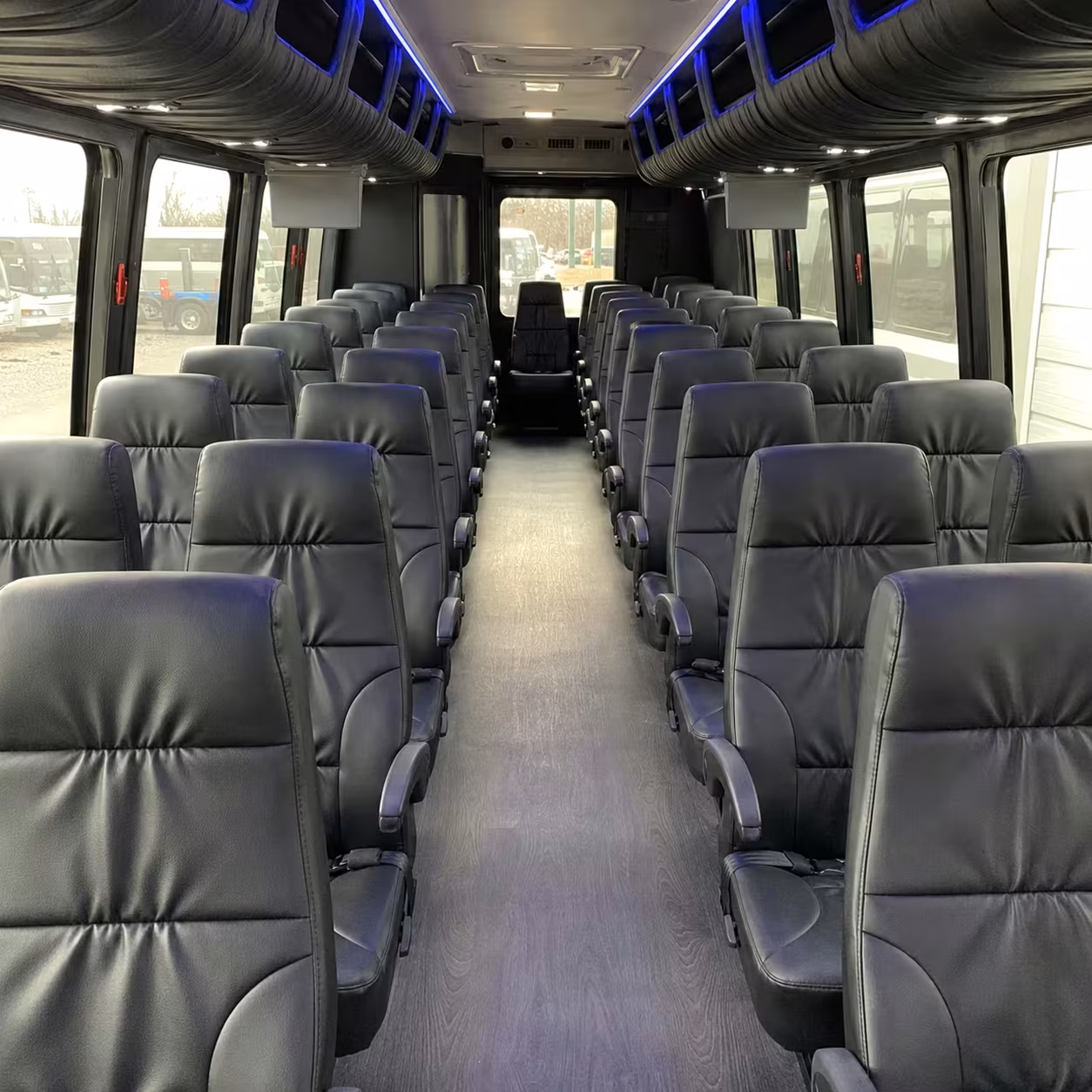 30 passenger minibus interior