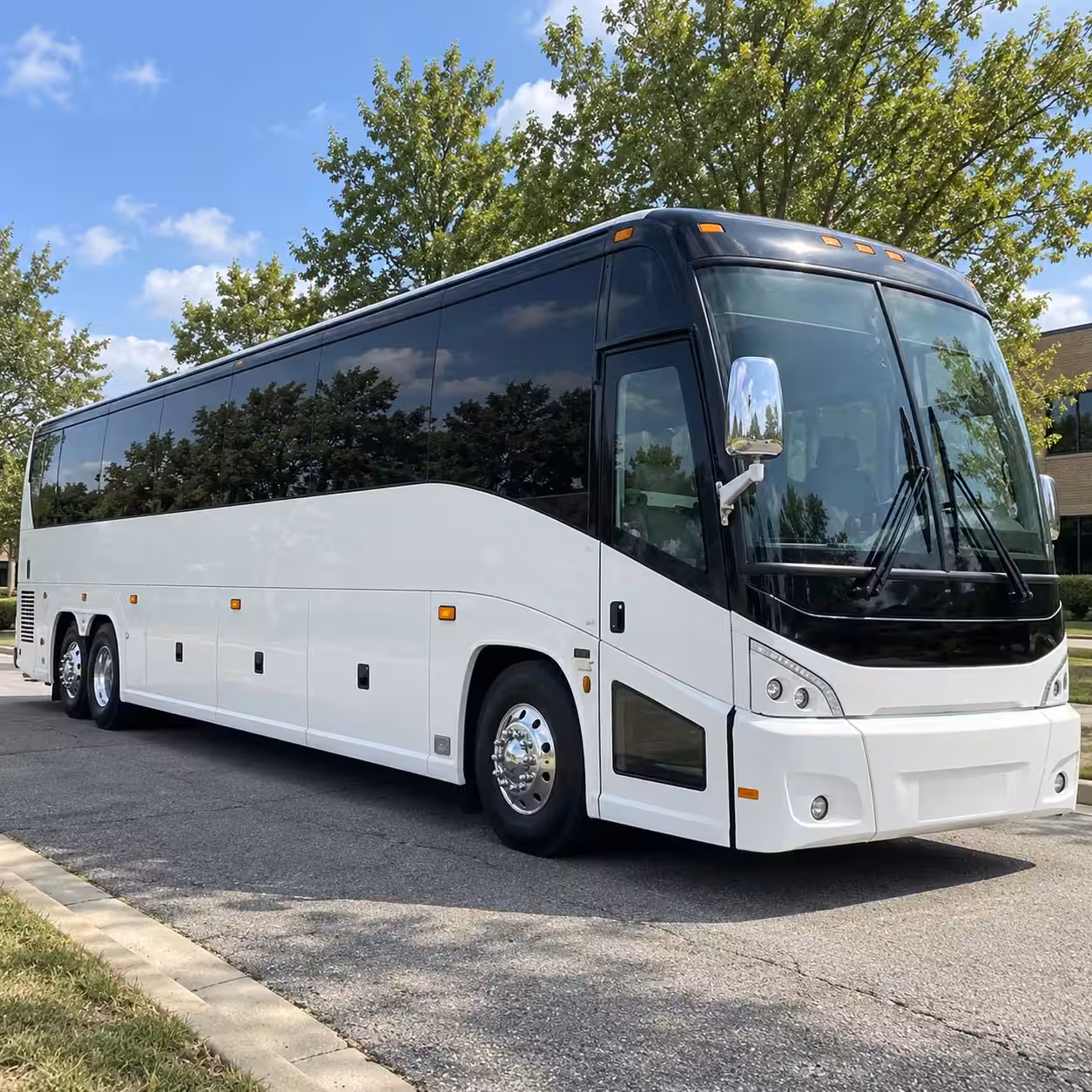 louisville wedding shuttle buses to mellwood and the olmsted