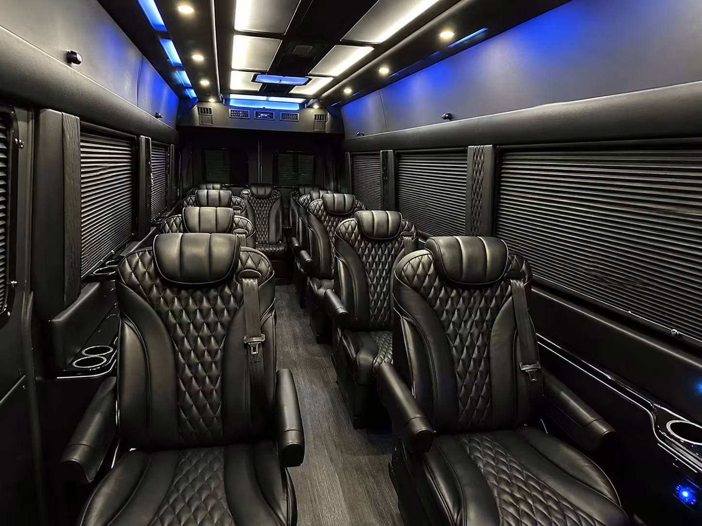sprinter van with driver inside