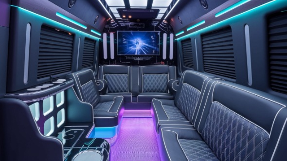 louisville party bus rental inside