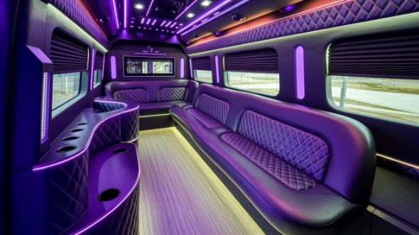 sprinter limo rental interior louisville